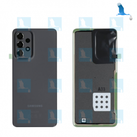 Couvercle arrière, couvercle de batterie - GH82-28042A - Noir  (Awesome Black) - Galaxy A33 5G (A336B) - ori Couvercle arrière, couvercle de batterie - GH82-28042A - Noir (Awesome Black) - Galaxy A33 5G (A336B) - ori