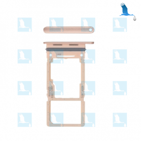 SIM card tray (dual) - GH98-47313D - Awesome Peach - Galaxy A33 5G (A336B)