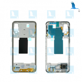 Cadre avec câbles - GH97-22974B - Blanc - Galaxy A40 (A405) - original