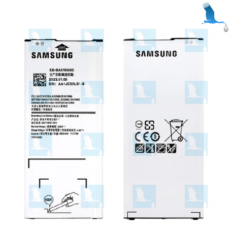 Battery - EB-BA510ABE - GH43-04563B - 2900mAh - Samsung Galaxy A5 (2016) A510F - oem