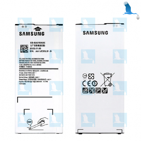 Akku - EB-BA510ABE - GH43-04563B - 2900mAh - Samsung Galaxy A5 (2016) A510F - oem