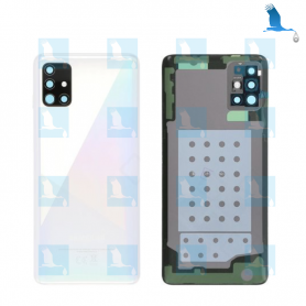Vetro posteriore con lente - GH82-21653A - Bianco (prism crush white) - A51 (A515) - service pack Vetro posteriore con lente - GH82-21653A - Bianco (prism crush white) - A51 (A515) - service pack