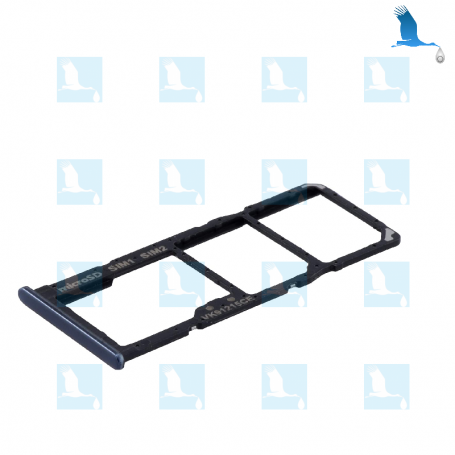 A51 - Simcard tray + Memorycard Holder - Black - GH98-45036 - Samsung A51 (A515F)