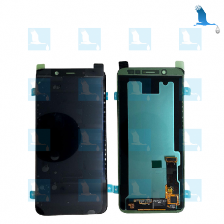 A6+ LCD & Touchscreen - Nero - GH97-21878A/GH9721907A - A6+ 2018 A605F - original - qor