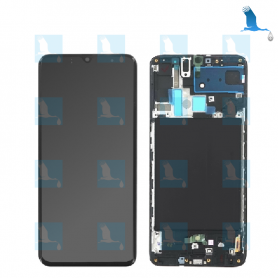 Display + Touchscreen - GH82-19747A - Noir - A70 A705F - original - qor