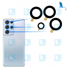 Camera lens - GH64-08409A + GH64-08408A - A72 (A725 4G) / (A726 5G) Camera lens - GH64-08409A + GH64-08408A - A72 (A725 4G) / (A726 5G)