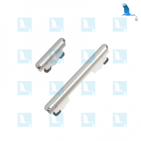 Side Keys - Power + Volume Butons - GH98-46285D + GH98-46399D - Blanc (Awesome White) - A72 (A725 4G) / (A726 5G) - ori Side Keys - Power + Volume Butons - GH98-46285D + GH98-46399D - Blanc (Awesome White) - A72 (A725 4G) / (A726 5G) - ori