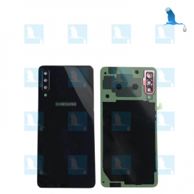 Battery Cover - GH82-17829A - Nero - A7 (2018) A750F - original - qor Battery Cover - GH82-17829A - Nero - A7 (2018) A750F - original - qor