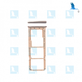 SIM Card Tray GH98-43634C - Dual - Or - A7 (2018) A750F - original - qor
