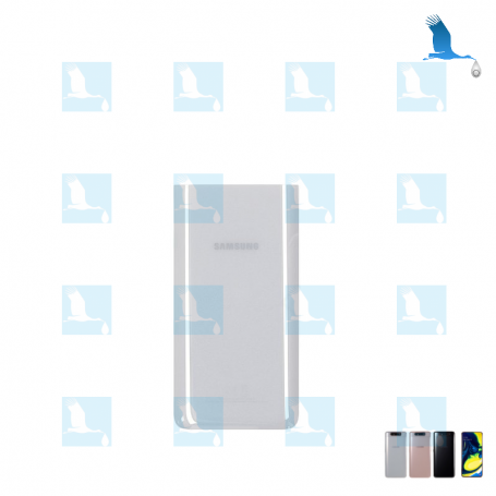 Battery Cover - GH82-20055B - Silver - Samsung A80 (A805)
