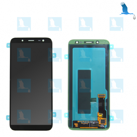 LCD Touchscreen - GH97-21931A, GH97-22048A - Black - Samsung Galaxy J6 (SM-600F)