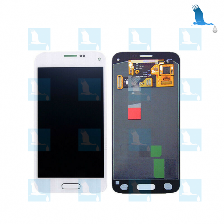 Anzeige + Touchscreen - Weiss - Samsung Galaxy S5 mini - GH97-16147B