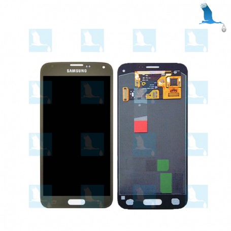 Ecran affichage et tactile - Or - Samsung Galaxy S5 mini - GH97-16147D