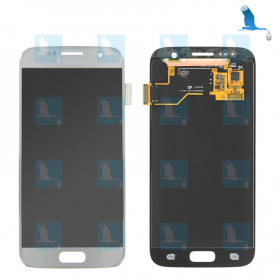 LCD and Touchscreen - GH97-18523B - Argento - Samsung S7 (SM-G930) - original - qor LCD and Touchscreen - GH97-18523B - Argento - Samsung S7 (SM-G930) - original - qor