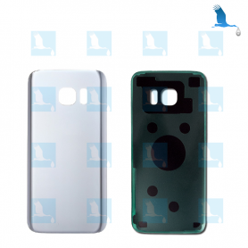Back Cover Glass - GH82-11384B - Argento - S7 (G930) - oem Back Cover Glass - GH82-11384B - Argento - S7 (G930) - oem