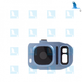 Support arrière avec lentille camera & Lentille Flash - Bleue - Galaxy S7/S7 Edge Support arrière avec lentille camera & Lentille Flash - Bleue - Galaxy S7/S7 Edge
