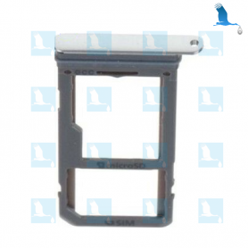 Support carte SIM argent - SIM Card Tray silver - Samsung S8 / S8+ Support carte SIM argent - SIM Card Tray silver - Samsung S8 / S8+