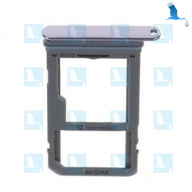 Support carte SIM violet - SIM Card Tray purple - Samsung S8 / S8+ Support carte SIM violet - SIM Card Tray purple - Samsung S8 / S8+