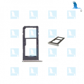 Support double carte SIM argent - Double SIM Card Tray silver - Samsung S8 / S8+ Support double carte SIM argent - Double SIM Card Tray silver - Samsung S8 / S8+