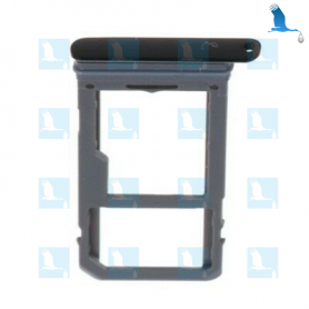 Support carte SIM noir - SIM Card Tray black - Samsung S8 / S8+ Support carte SIM noir - SIM Card Tray black - Samsung S8 / S8+