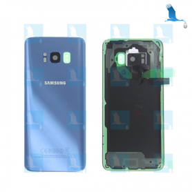 Couverture arrière - GH82-13962D - Bleu (Coral Blue) - Samsung S8 (SM-G950) - original - qor Couverture arrière - GH82-13962D - Bleu (Coral Blue) - Samsung S8 (SM-G950) - original - qor