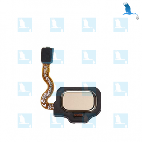 Home button with flex - Gold - Samsung Galaxy S8 /  S8+ / GH96-10834F