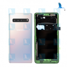 Back Cover - Argent (Crown Silver) GH82-19500A - Galaxy S10 5G - G977 - original - qor Back Cover - Argent (Crown Silver) GH82-19500A - Galaxy S10 5G - G977 - original - qor