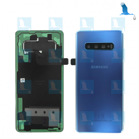 Back cover - GH82-18406C - Bleu (Prism Blue) - S10+ G975F - original - qor