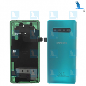 Back cover - GH82-18406E - Verde (Prism Green) - S10+ G975F - original - qor Back cover - GH82-18406E - Verde (Prism Green) - S10+ G975F - original - qor