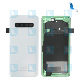Backcover - Battery cover- GH82-18381F - Prism White - S10 (G973) - oem Backcover - Battery cover- GH82-18381F - Prism White - S10 (G973) - oem