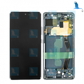 S10 Lite - LCD+Touch+Frame - GH82-21672A,GH82-21992A - Noir (Prism Black) - S10 Lite (G770F / A91) - original - qor