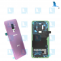 Verre arrière - Cache batterie - GH82-15652B - Violet - Samsung S9 Plus (SM-G965) - original - qor