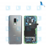 Rückseitiges Deckglas - Batterieabdeckung - GH82-15652C - Grau (Titanium Grey) - Samsung S9 Plus (SM-G965) - original - qor
