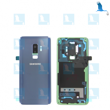 Vetro del coperchio posteriore - Coperchio della batteria - GH82-15652D - Blue - Samsung S9+ (G965) - service pack