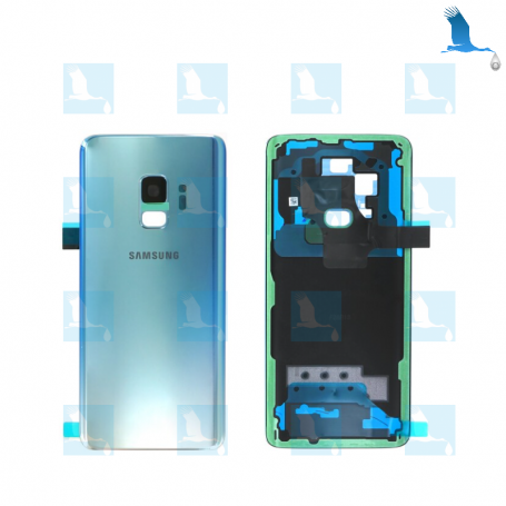 Verre arrière - Cache batterie - GH82-15652G - Bleu (Ice Blue) - Samsung S9+ (G965) - original - qor
