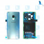 Vetro del coperchio posteriore - Coperchio della batteria - GH82-15652G - Blu (Ice Blue) - Samsung S9+ (G965) - original - qor