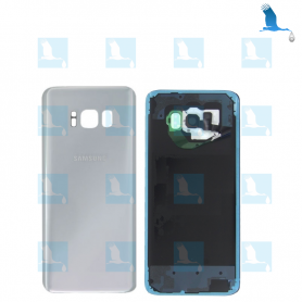 Vitre arrière Samsung S8 Plus (SM-G955) - GH82-14015B - Argent polaire