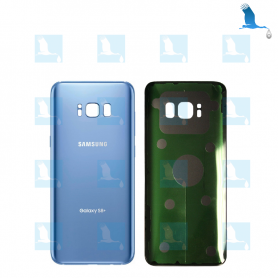 Vitre arrière Samsung S8 Plus (SM-G955) – GH82-14015D - Bleu corail Vitre arrière Samsung S8 Plus (SM-G955) – GH82-14015D - Bleu corail