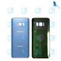 Vitre arrière Samsung S8 Plus (SM-G955) – GH82-14015D - Bleu corail