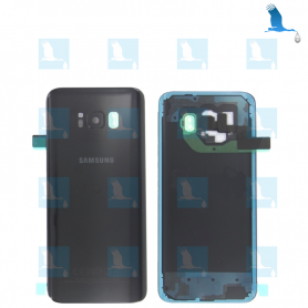 Vitre arrière - GH82-14015A - Noir - Service Pack - Samsung S8 Plus (SM-G955)