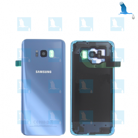 Vitre arrière - Bleu - GH82-14015D - Service Pack - Samsung S8 Plus (SM-G955)
