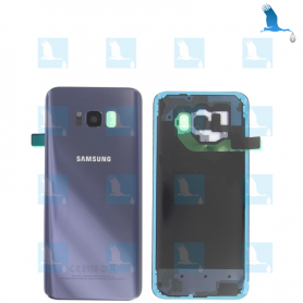 Vitre arrière - Orchid grey (Violet) - GH82-14015C - Service Pack - Samsung S8 Plus (SM-G955)