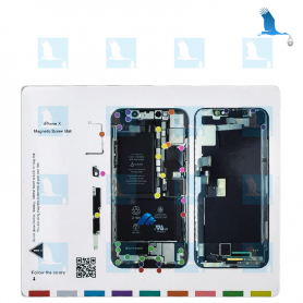 Tapis magnétique (mémorise la position des vis) - iPhone X Tapis magnétique (mémorise la position des vis) - iPhone X