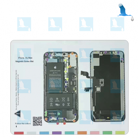 Magnetmatte (merkt sich die Position der Schrauben) - iPhone Xs Max
