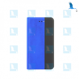 iPhone SE 2Gen. / 8 / 7  - Etui livre Fashion - Bleu et noir iPhone SE 2Gen. / 8 / 7 - Etui livre Fashion - Bleu et noir