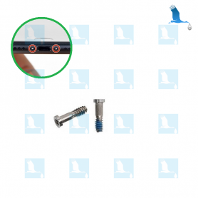 2 x Screws Fixing Charging Port - Silver - iP8/8+ QON 2 x Screws Fixing Charging Port - Silver - iP8/8+ QON