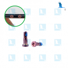 2 x Vis de fermeture - Rose - iP8/8+ QON 2 x Vis de fermeture - Rose - iP8/8+ QON
