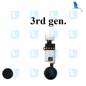 Universal Home Bouton - Schwarz - iPhone 7 / 7 Plus / 8 / 8 Plus - oem Universal Home Bouton - Schwarz - iPhone 7 / 7 Plus / 8 / 8 Plus - oem