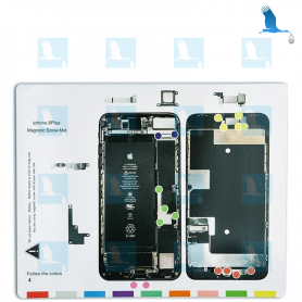 Tapis magnétique (mémorise la position des vis) - iPhone 8+ Tapis magnétique (mémorise la position des vis) - iPhone 8+