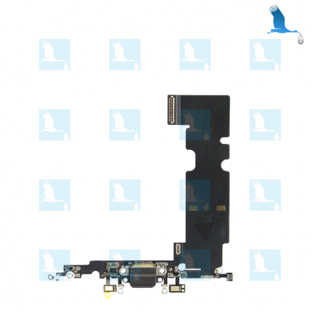 Charging Port & Audio Flex Cable - Nero - iP8+ QON